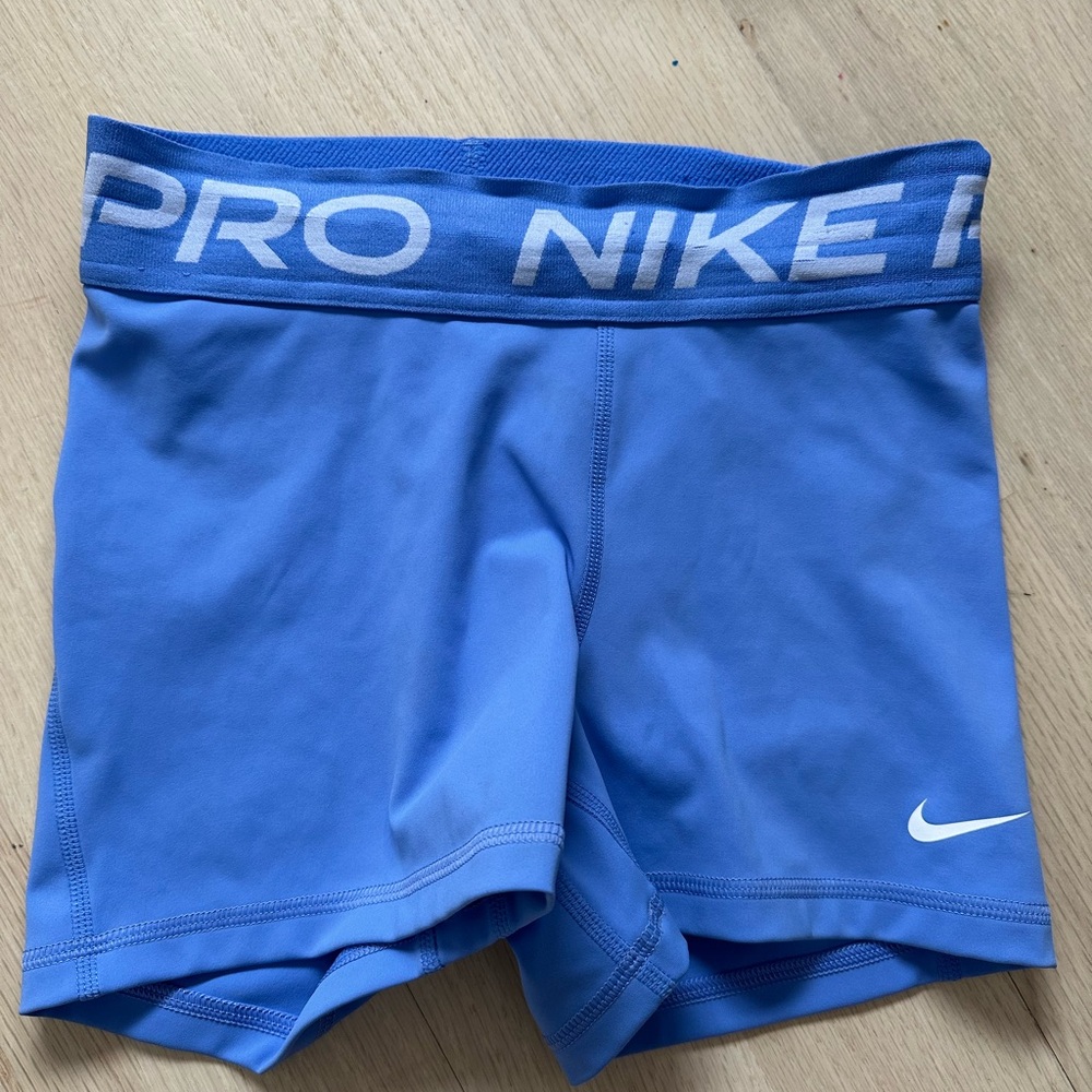 Nike Pro Light Blue Dri-FIT Shorts